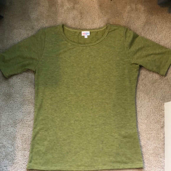 LuLaRoe Tops - NWOT LuLaRoe Dark Yellow/Green Gigi - Large